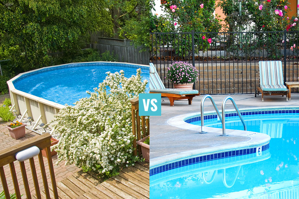 Taking the Plunge:  Examining the Pros and Cons of  Above Ground vs. In Ground Pools?