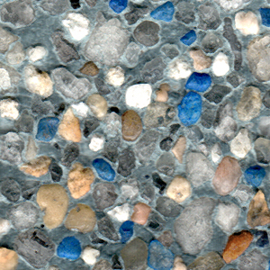 Cadet Blue Pebble Finish for Pool Construction