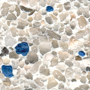 Coastal Blue Pebble Finish for Pool Construction