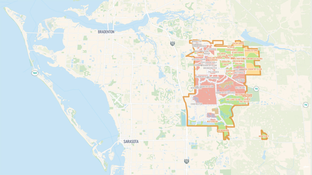 Lakewood Ranch Locator Map